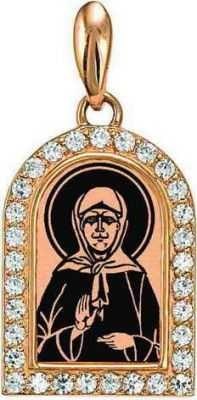 Подвеска золотая Матрона Московская 2.72 гр. 227236