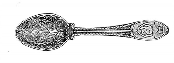 Ложка из серебра, 15 227009