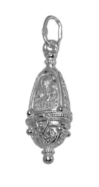 Ладанка серебряная Святая Богородица 226899 - фото 10329