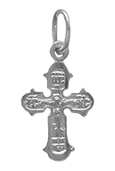Крест серебряный прочный 0.57 гр. 226551