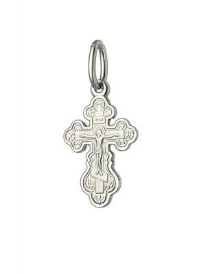 Крест серебрянный, с корундами, коллекция "Иваново", 0.59 гр. 226526