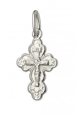 Крест серебрянный, с корундами, коллекция "Иваново", 0.76 гр. 226523