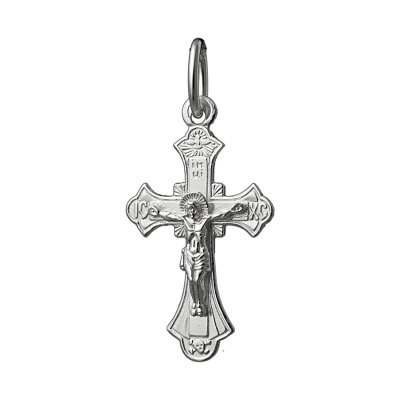 Крест серебрянный, с корундами, коллекция "Иваново", 0.48 гр. 226507