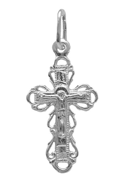 Крест серебрянный, с корундами, Эпифания, 0.88 гр. 226488