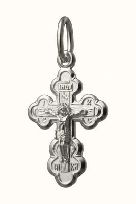 Крест серебрянный, с корундами, коллекция "Иваново", 0.78 гр. 226497