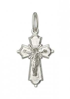 Крест серебрянный, с корундами, коллекция "Иваново", 1.01 гр. 226450