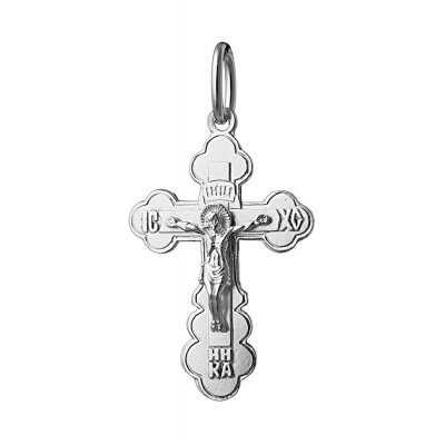 Крест серебрянный, с корундами, коллекция "Иваново", 1.10 гр. 226382