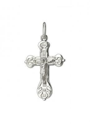 Крест серебрянный, с корундами, коллекция "Иваново", 1.15 гр. 226341