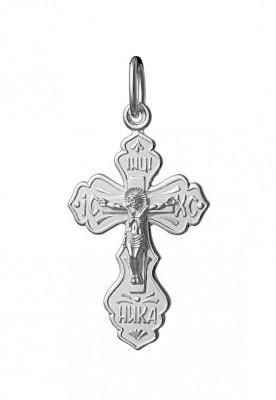 Крест серебрянный, с корундами, коллекция "Иваново", 1.24 гр. 226274