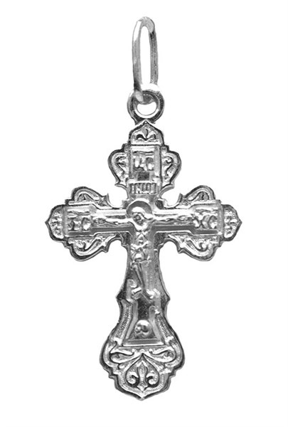 Крест серебрянный, с корундами, Эпифания, 1.57 гр. 226224