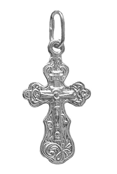 Крест серебрянный, с корундами, Эпифания, 1.34 гр. 226227