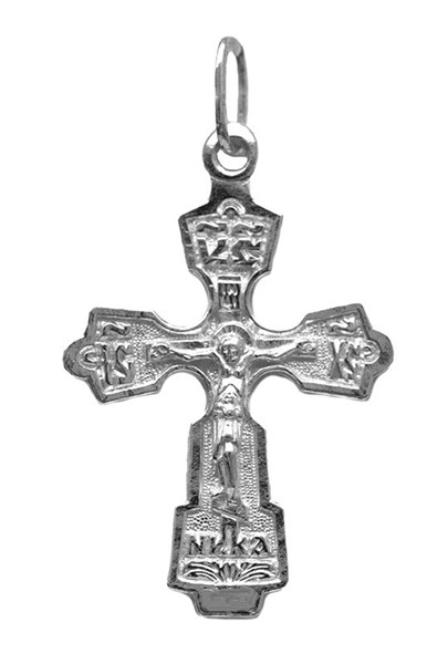 Крест серебрянный, с корундами, Эпифания, 1.51 гр. 226162
