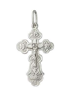 Крест серебрянный, с корундами, коллекция "Иваново", 1.96 гр. 226033