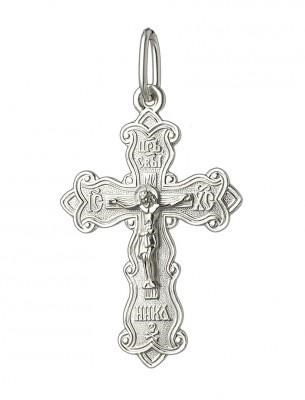 Крест серебрянный, с корундами, коллекция "Иваново", 1.92 гр. 225997