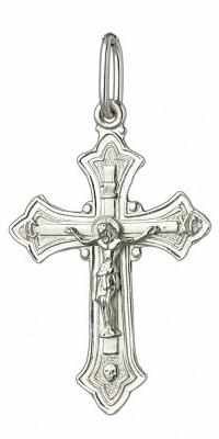 Крест серебряный прочный 1.68 гр. 225993
