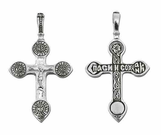 Крест серебряный черненый 2.64 гр. 225895