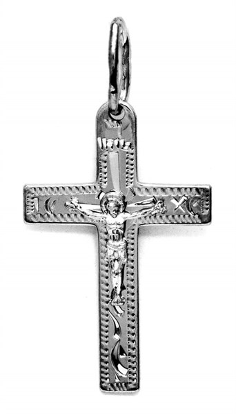 Крест серебряный прочный 1.87 гр. 225873