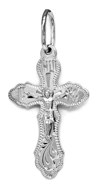 Крест серебряный прочный 2.06 гр. 225806