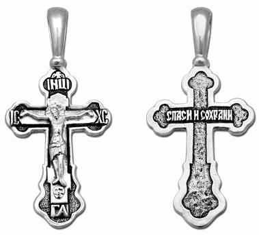 Крест серебряный черненый 3.18 гр. 225760