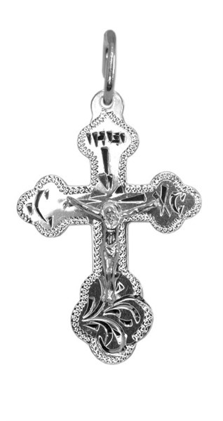 Крест серебряный прочный 2.24 гр. 225735