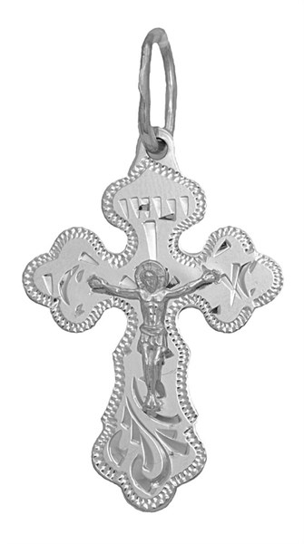 Крест серебряный прочный 2.59 гр. 225664