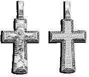 Крест серебряный черненый 4.45 гр. 225592