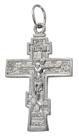 Крест серебряный прочный 3.81 гр. 225538