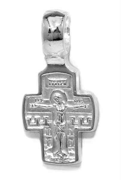 Крест серебрянный, с корундами, Спаси и сохрани, Спаси и сохрани, 4.31 гр. 225545 - фото 12429