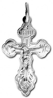 Крест серебряный 3.9 гр. 225555