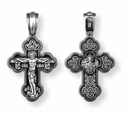 Крест серебряный черненый 5.03 гр. 225528