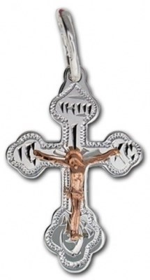 Крест серебряный 1 гр. 225424