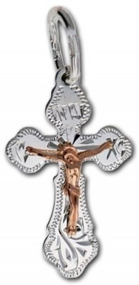 Крест серебряный 1 гр. 225420