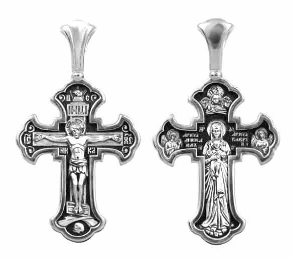 Крест серебряный черненый 6.57 гр. 225399