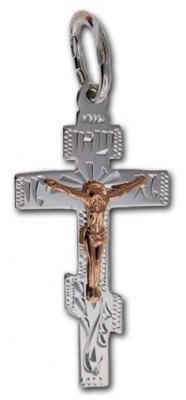 Крест серебряный 1 гр. 225285