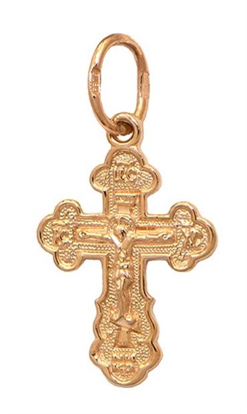 Крест серебрянный, с корундами, Спаси и сохрани, Светоч, 1.52 гр. 224910