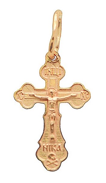 Крестик золотой 1.44 гр. 224850