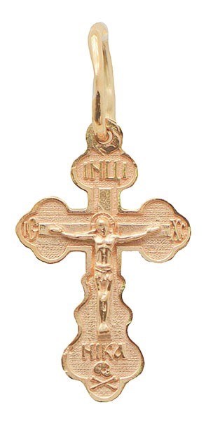 Крест золотой 1.45 гр. для мальчиков 224847