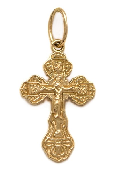 Крестик золотой Спаси и Сохрани 2.05 гр. 224801