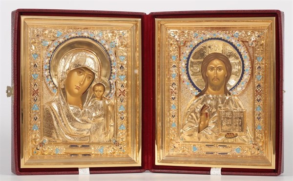 Икона венчальная а золочение 239273