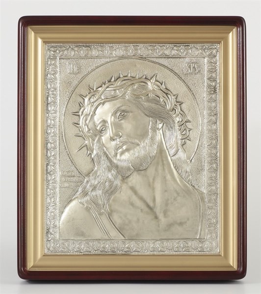 гальванопластическая Спаситель 350х400 серебрение 239014