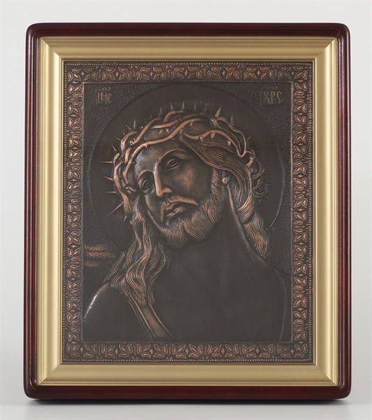 гальванопластическая Спаситель 350х400 патинирование 239013