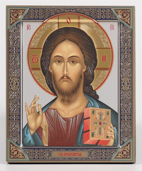 Икона на дереве 18*24 с ковчегом Спаситель 6 237753