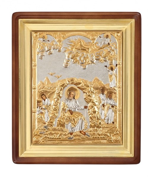 Икона живописная в киоте 85х105 Илья Пророк 237259