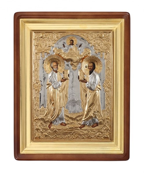 Икона живописная в киоте 40х60 Петр Павел 237195