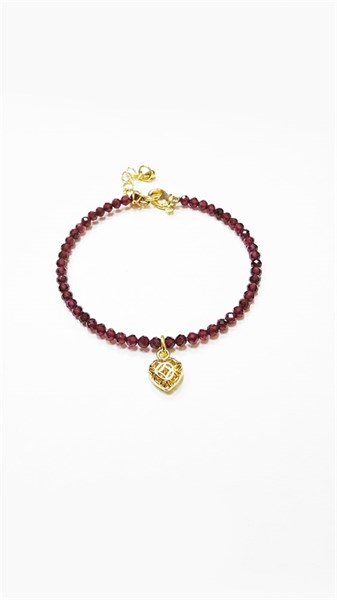 Браслет из Граната с подвеской 218741