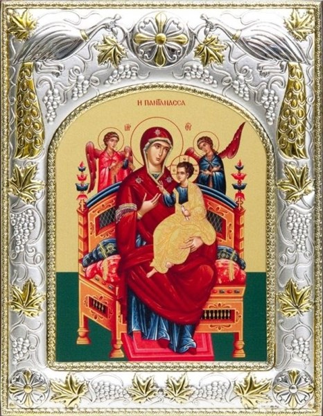 Икона освященная Всецарица Божия Матерь 14х18 см 240077 - фото 17660