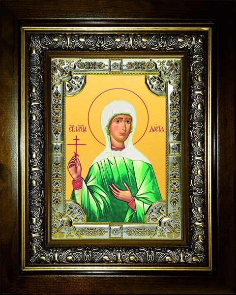 Икона освященная Дарья Дария мученица 24х30 см 239722 - фото 19002