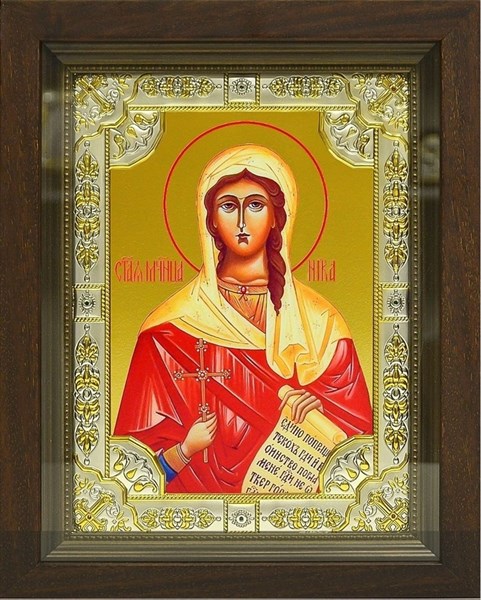 Ника Коринфская мученица икона 24х30 см 239791 - фото 19169