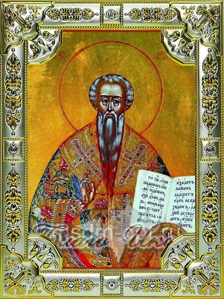 Икона освященная Лев Катанский святитель икона 18х24 см 239807 - фото 19210