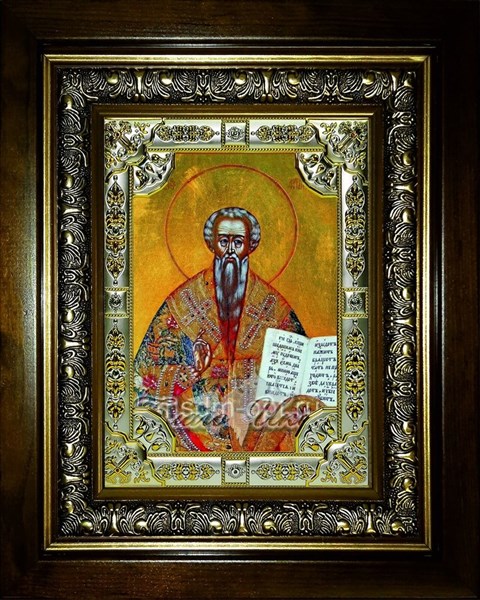 Лев Катанский святитель икона 24х30 см 239811 - фото 19218